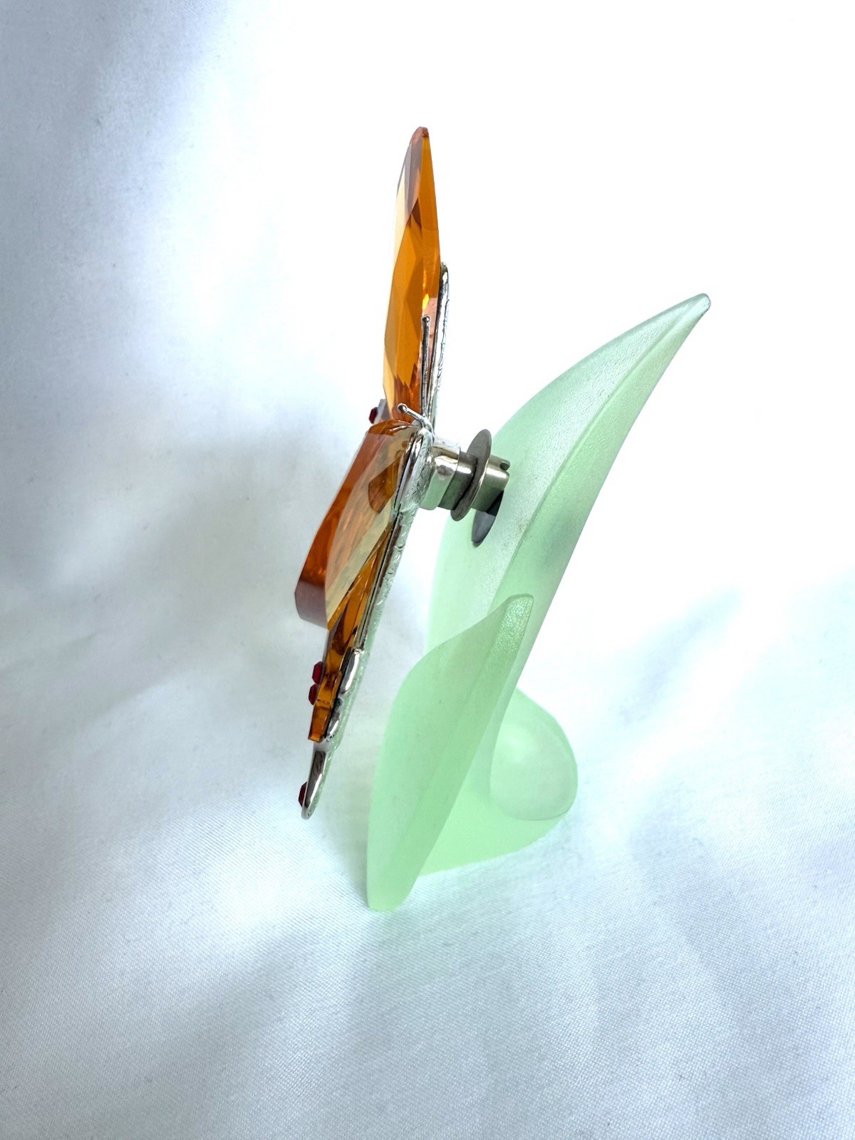 SWAROVSKI Figurine 925 Silver Paradise Butterfly Artena Light Sun Yellow No Box