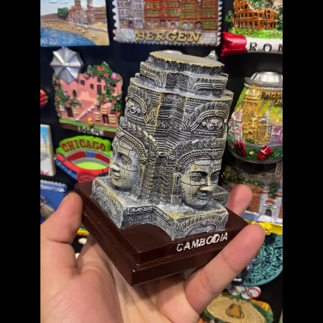 BAYON Cambodia Tourist Souvenir 3D Office Desk Table Ornament Decoration GIFT