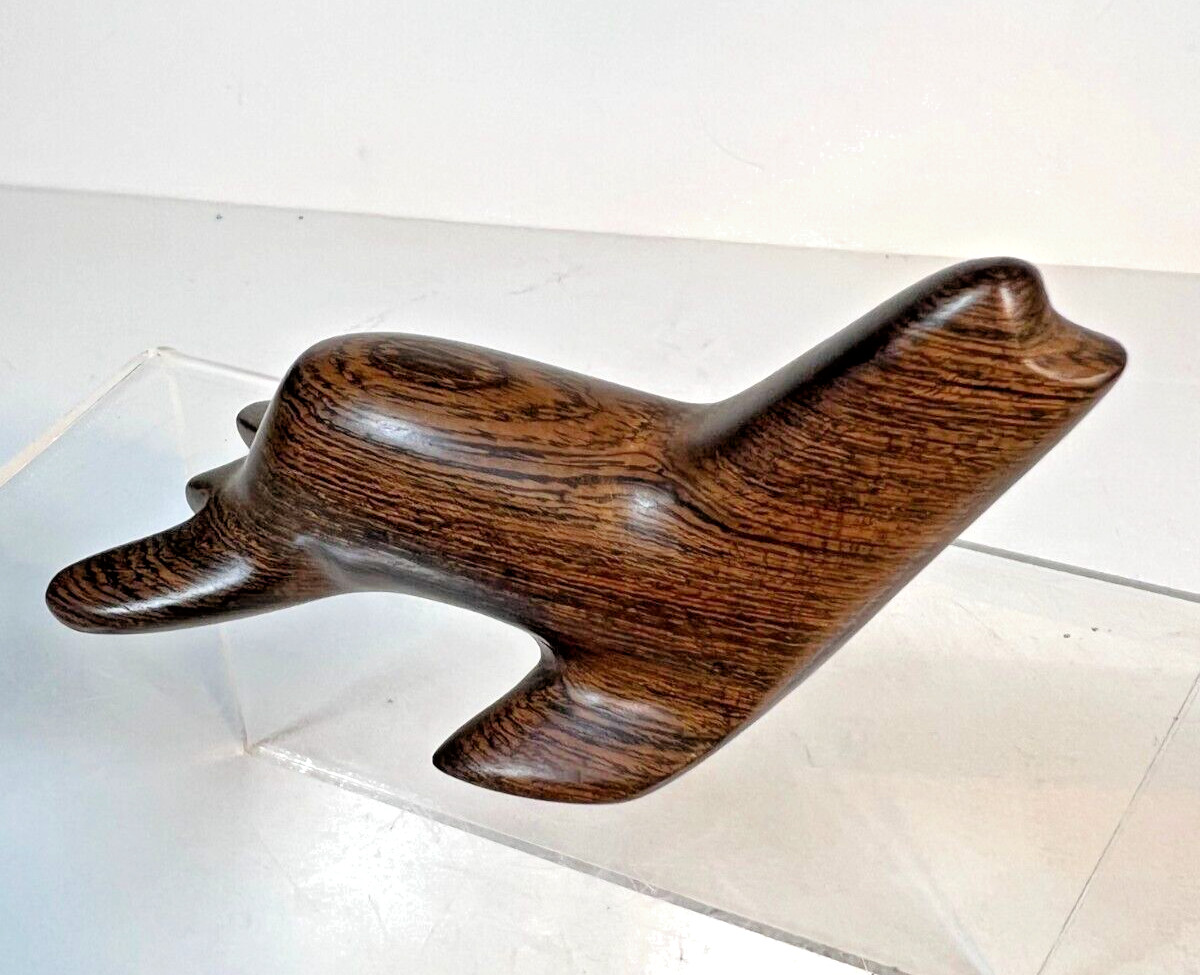 Carved Ironwood Seal Figurine measures 4 in. long