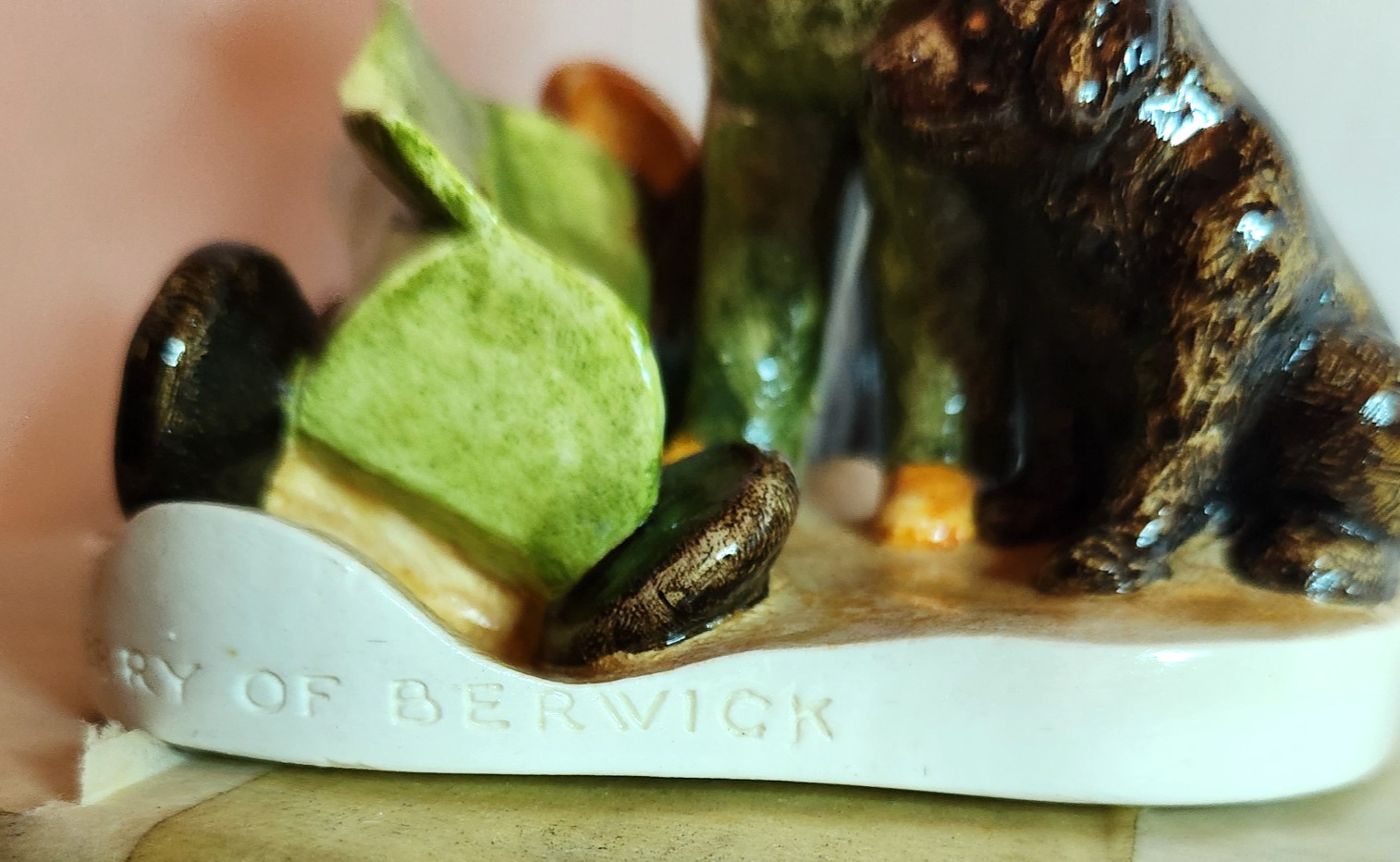 Sebastian Miniature Doc Berry of Berwick Figurine Tractor Farmer Dog Limited