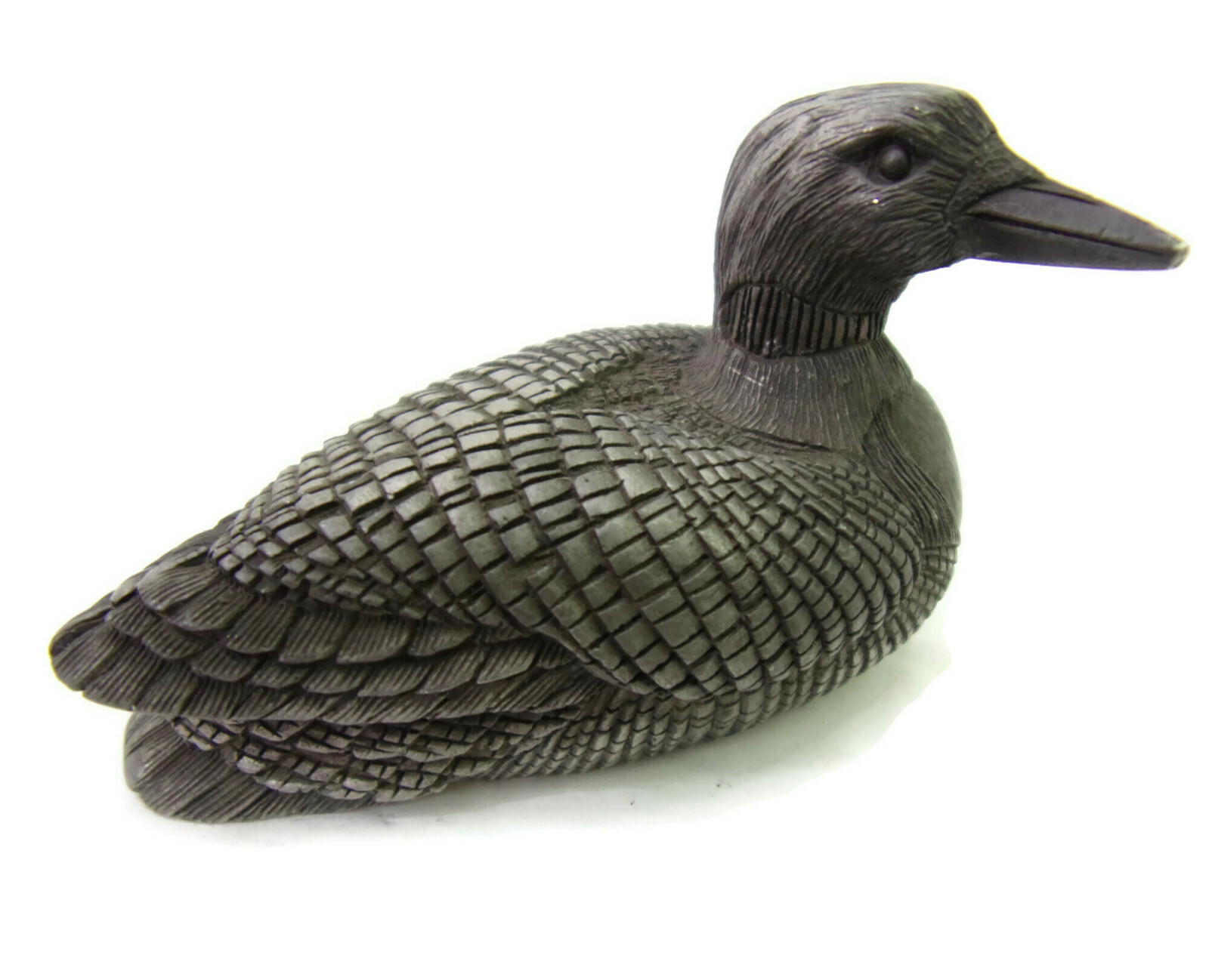 Pewter Duck Miniature Figurine Approx. 2-1/2″ Long (LOT B)