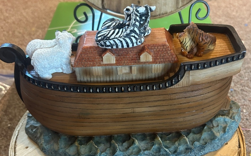Noah’s Ark VTG Children’s Garden Of Critters Stone Critters 3 Pairs of animals