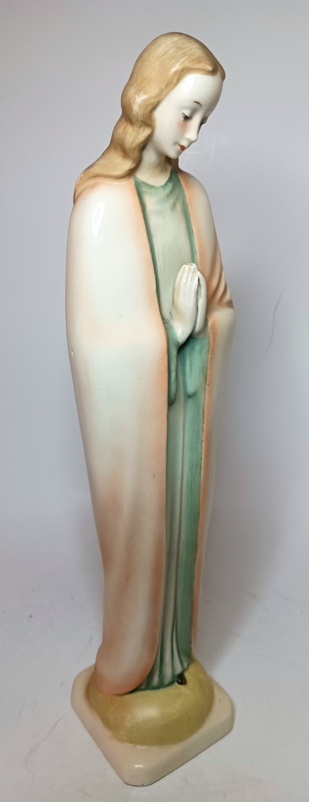 Vintage Hummel Standing Madonna 13” Tall Hand Painted in Pastels