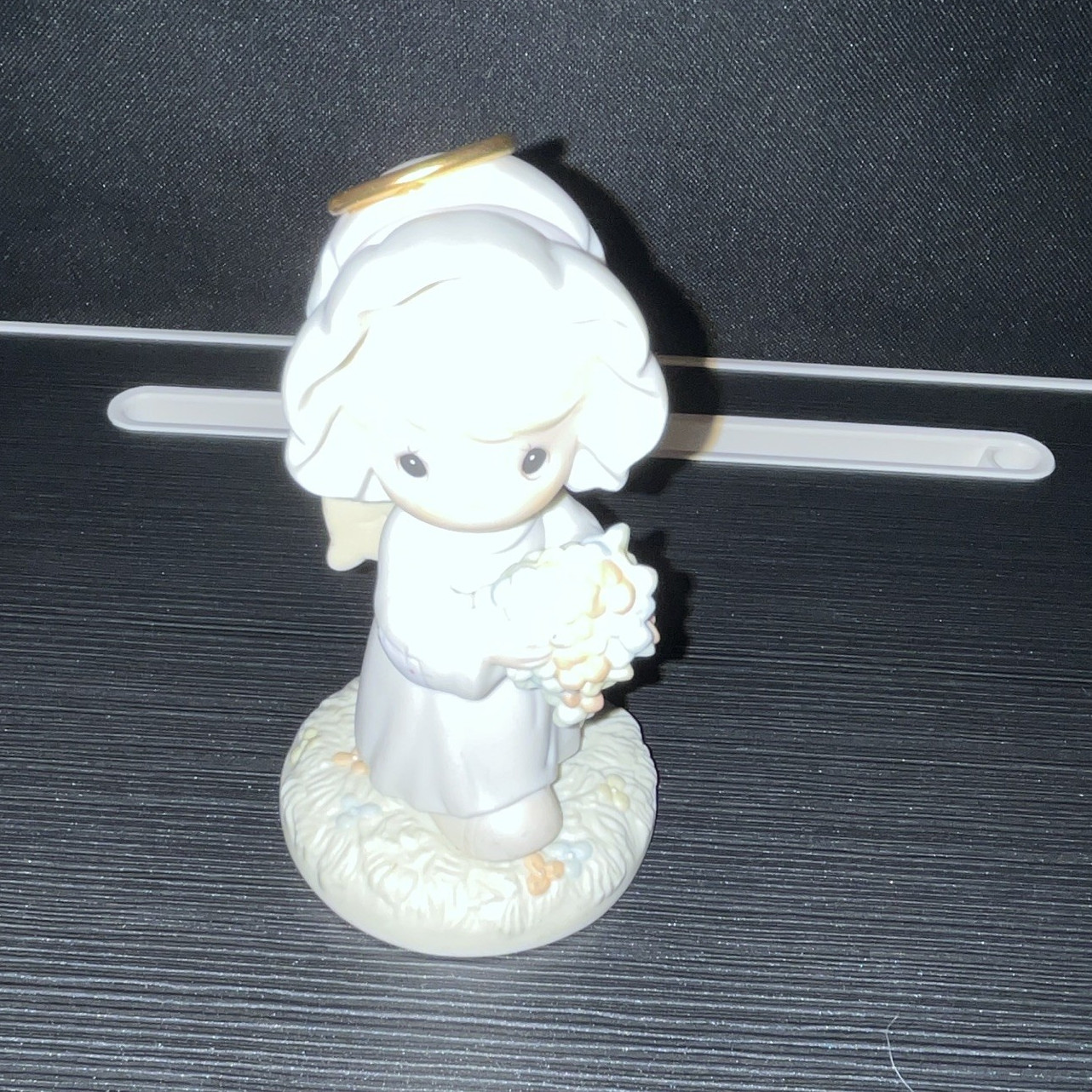 Precious Moments God’s Garden Of Love Angel Porcelain Figurine Hand Painted 1996