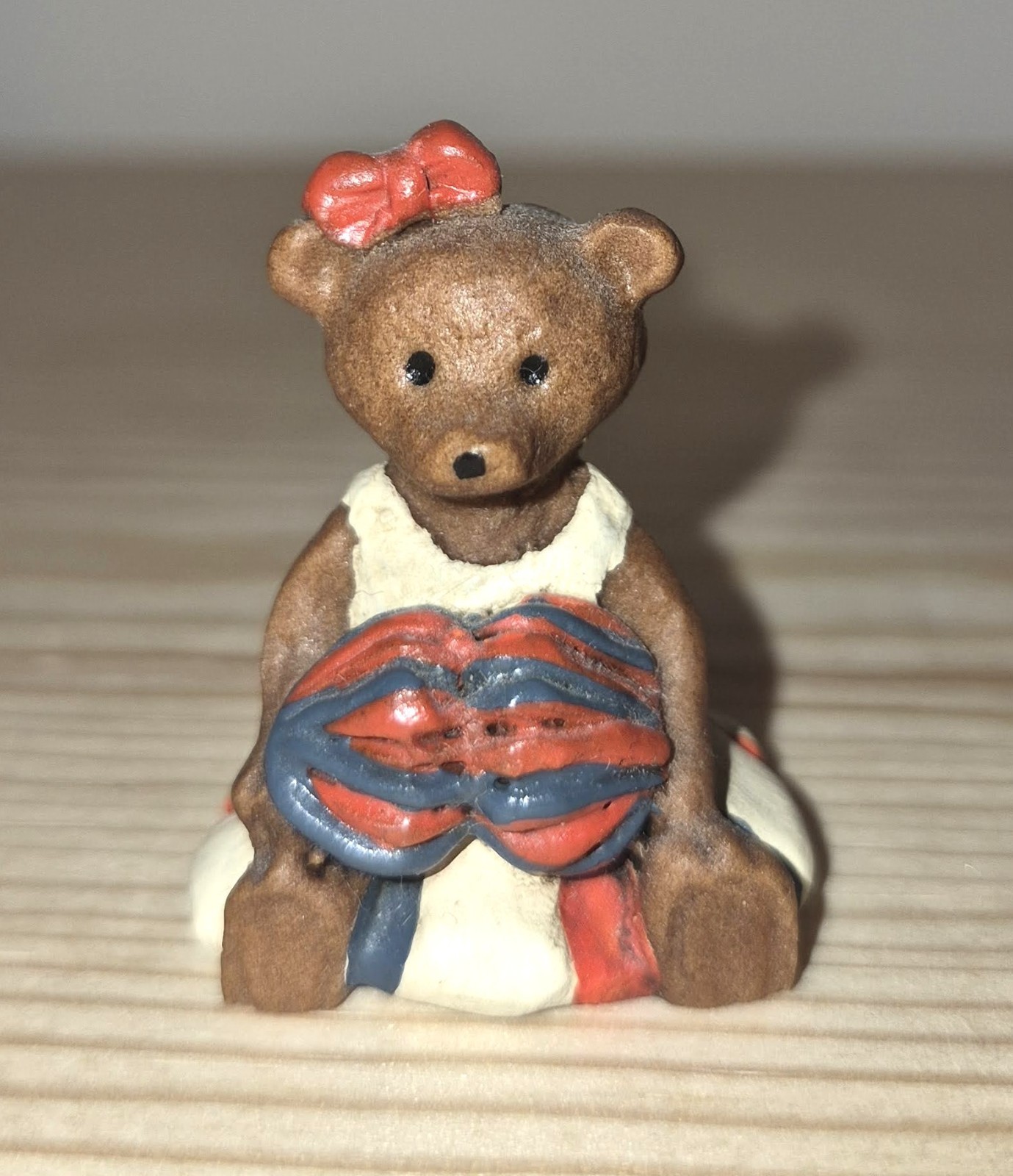 Miniature Resin Bears Unbranded 1 1/2″ tall, Golfer, Cheerleader, Boy Set of 3