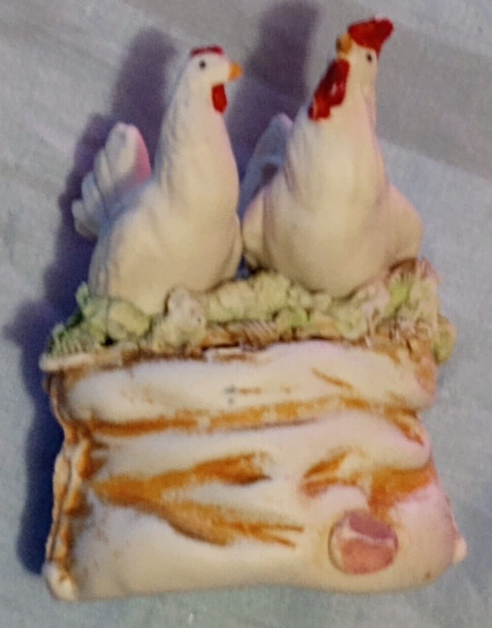 Hen And Rooster Figurine
