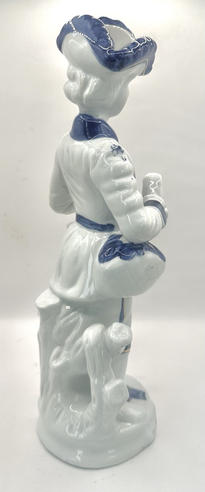 VTG Collector’s Edition Fine Porcelain GEORGE WASHINGTON Figurine Blue & White