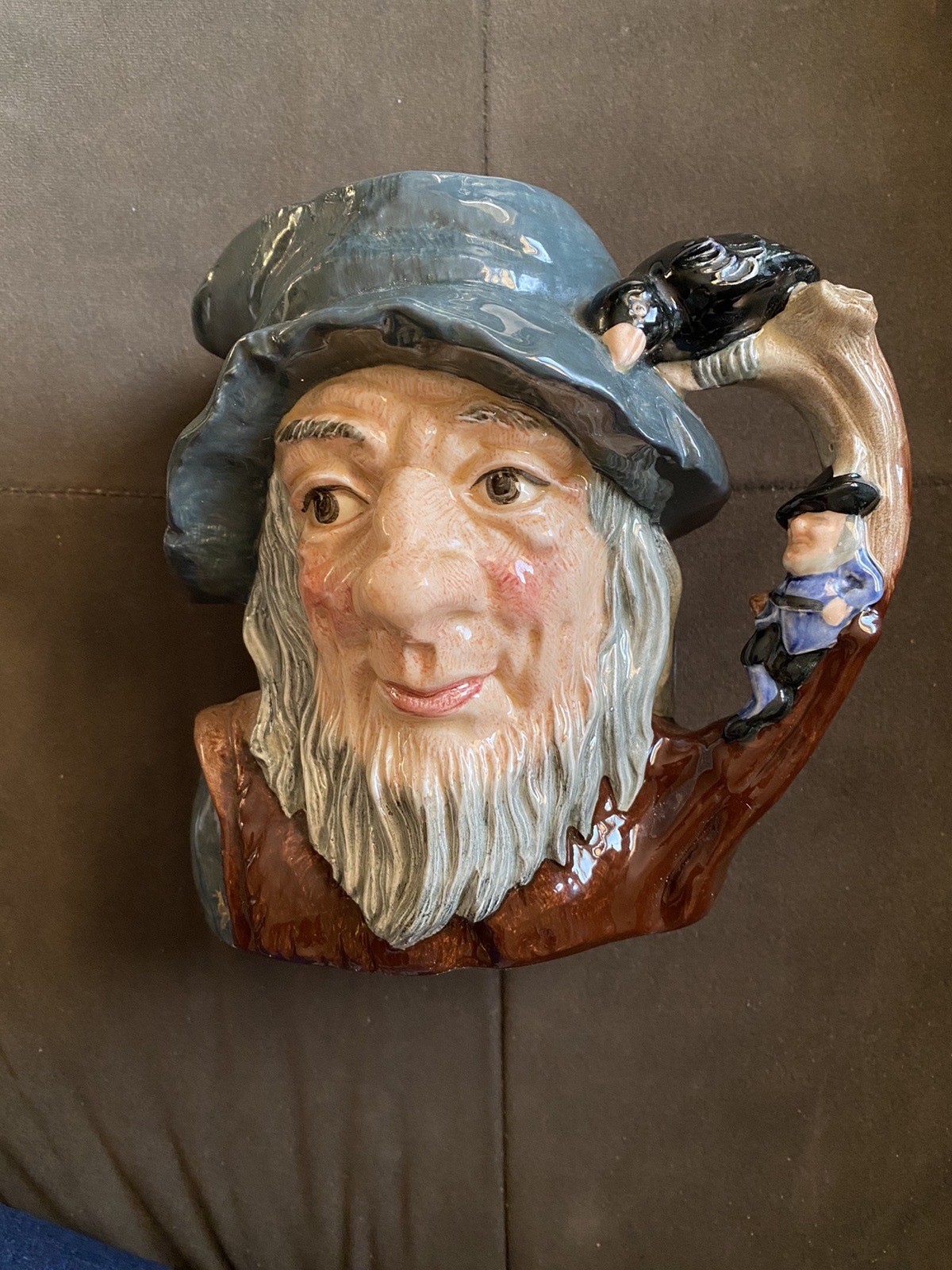 Large 1954 Rip Van Winkle Toby Mug Royal Doulton Toby Jug D6438 Excellent Shape!