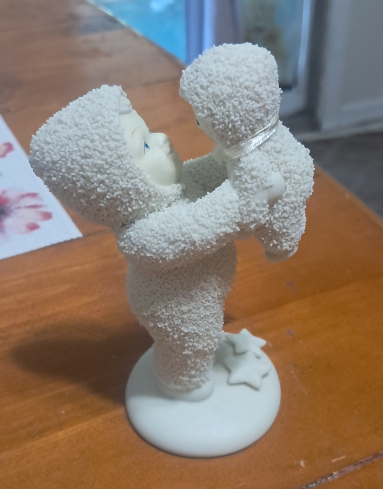 1998 First Ever WDW Resort Convention Dept 56 Snowbaby Holding Baby Doll