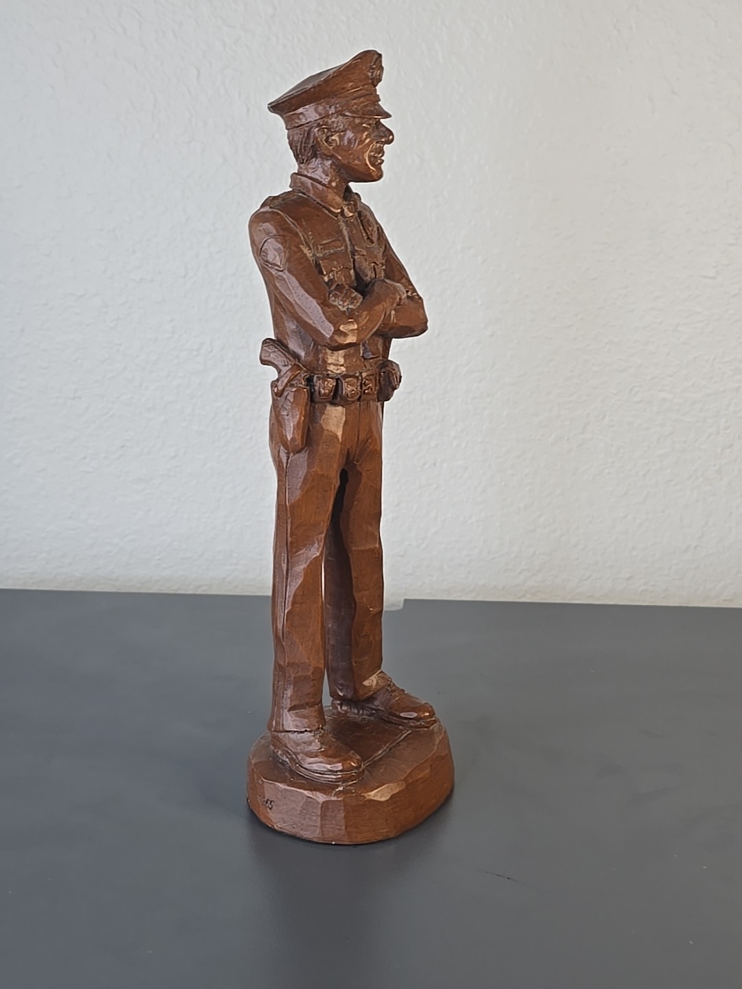 Red Mill 1992 Signed Wetherbee 11″ Police Officer Statue Cop Resin Figure