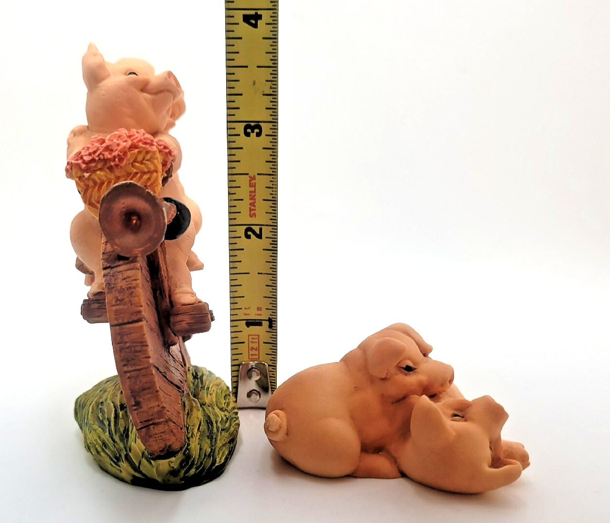 Vintage Italian Whimsical Pigs DiEsposito Artefice 1980s-90s 2 Figurines