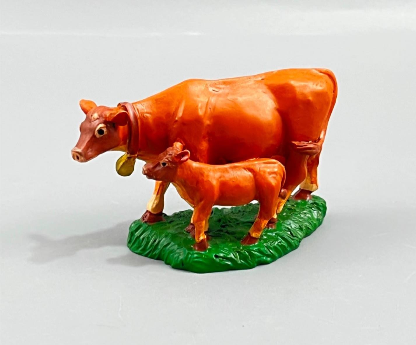 Midwest of Cannon Falls Valley Cow and Calf Farm Animal Figurine