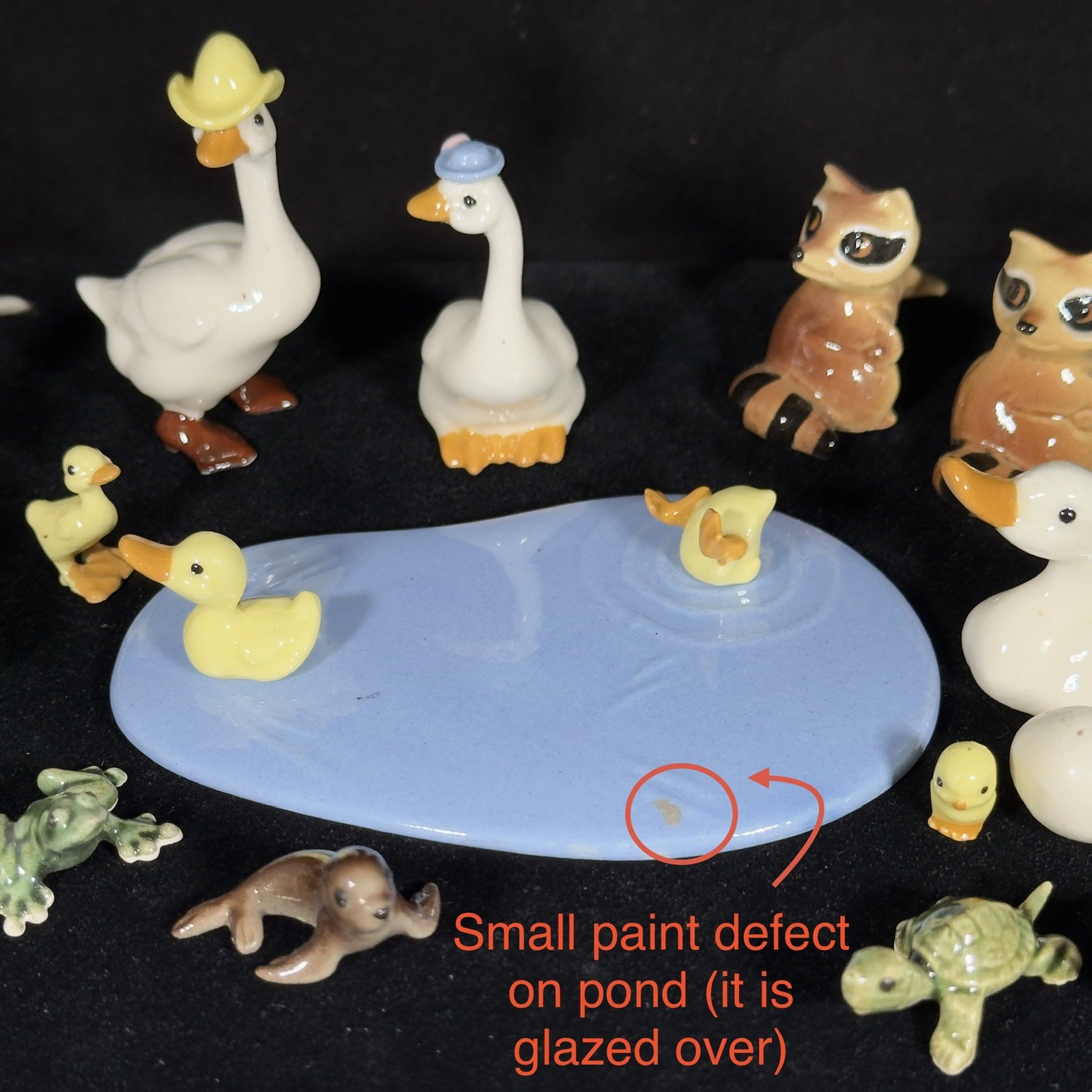 Lot Of 28 Vintage Hagen-Renaker Miniature Figurines Mixed Animals Pond Scene HR