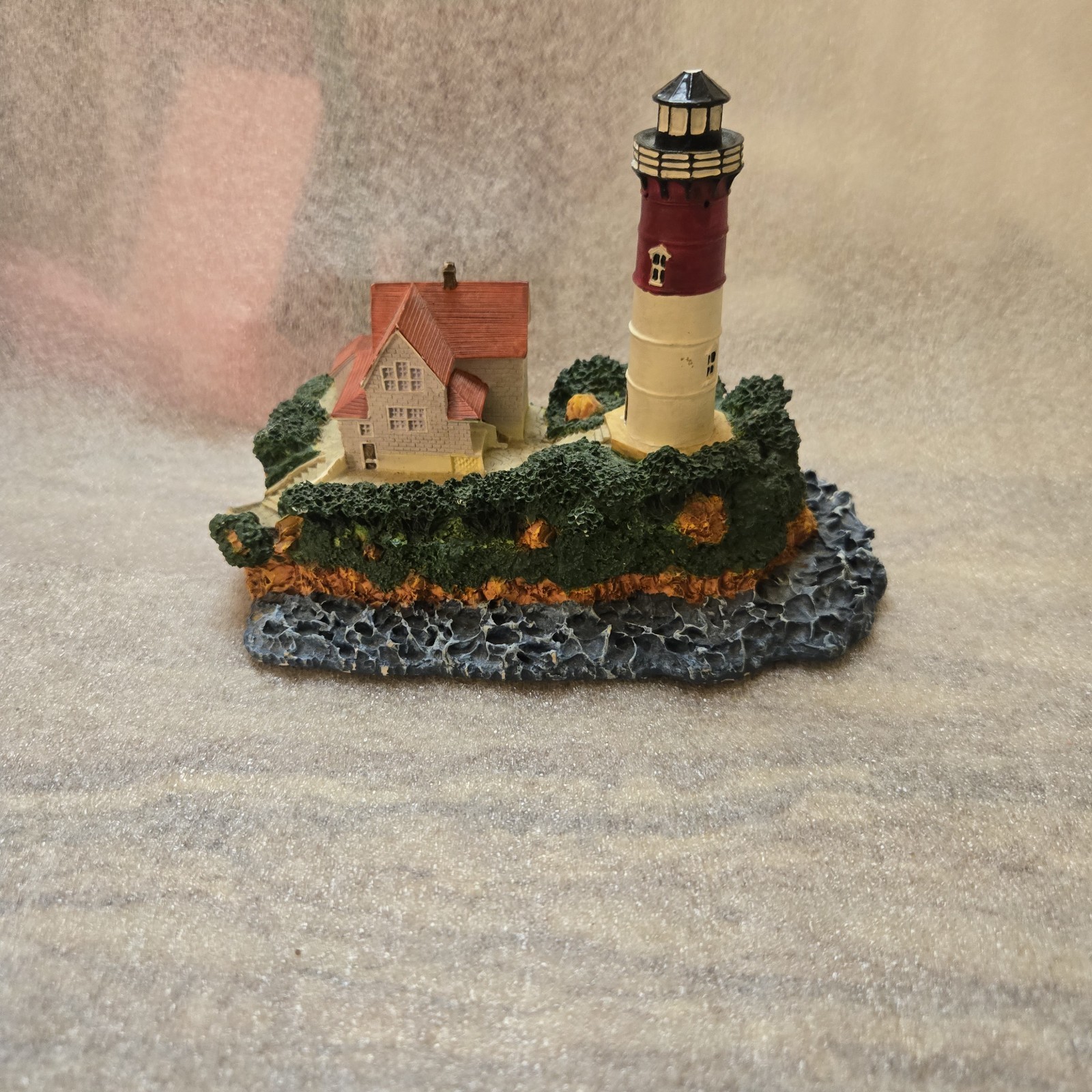 Nauset Light Lighthouse Cape Cod, Massachusetts Resin/Ceramic Figurine Unboxed