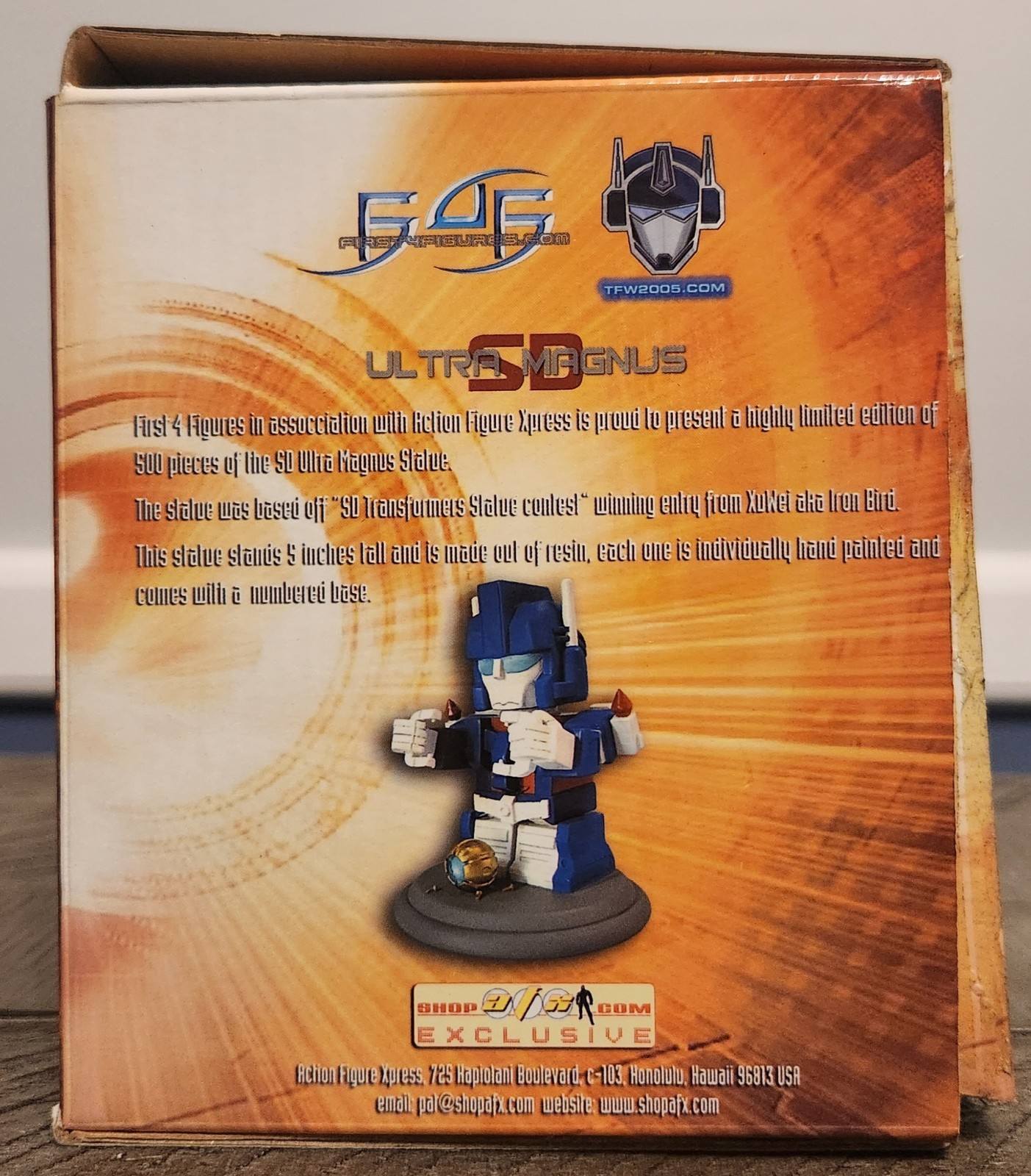 Transformers SD Ultra Magnus – First 4 Figures Statue – AFX Exclusive – 252/500