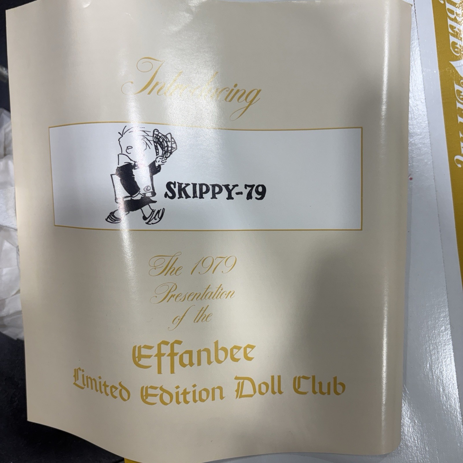 Effanbee Vinyl Skippy Limited Edition Doll 14″ 1979