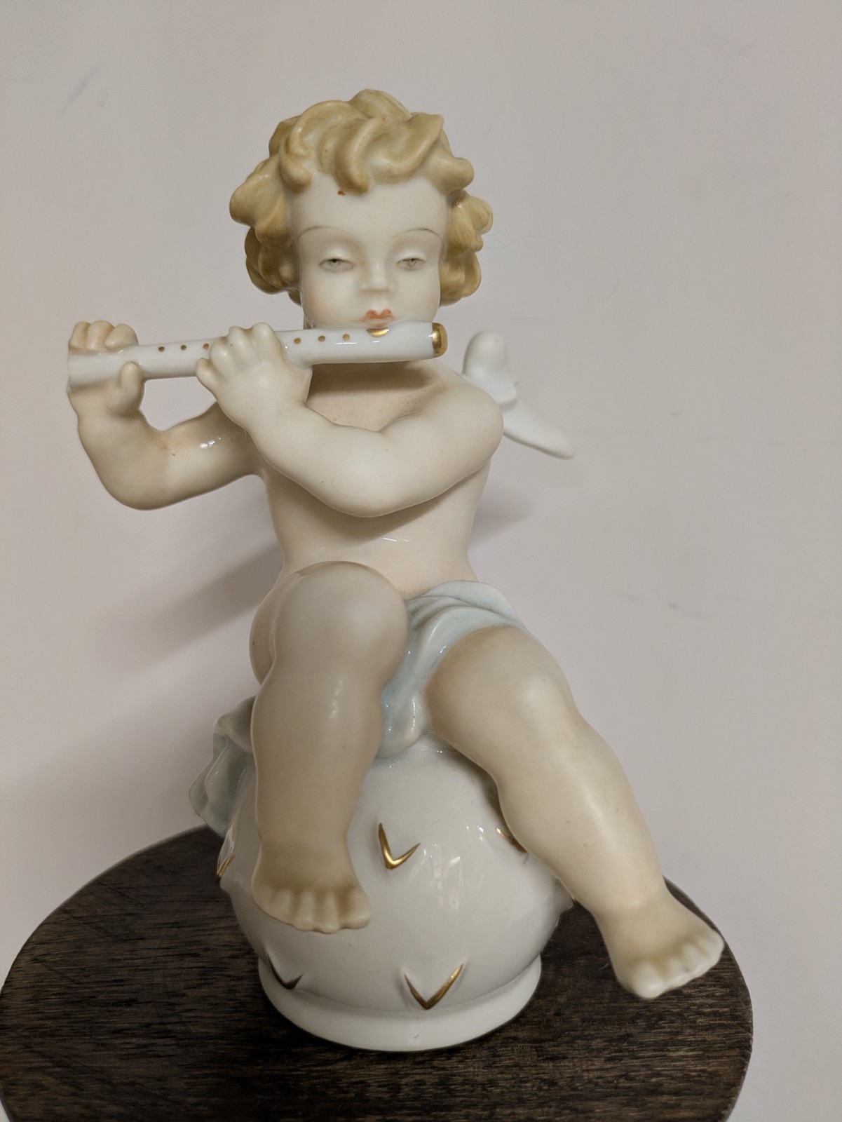 Rosenthal Germany Kunstabteilung Selb Porcelain Putto Figurine Cherub Rare Read*