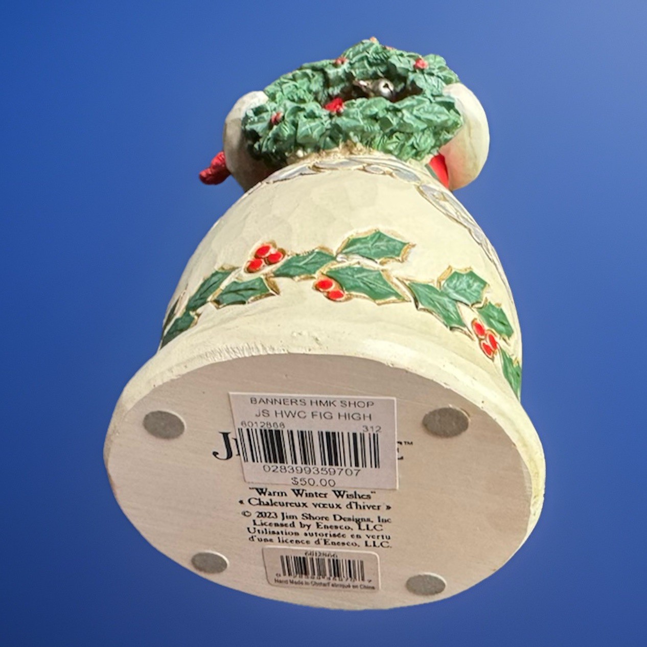 Jim Shore ❄️ “Warm Winter Wishes” ⛄️ Highland Glen Snowman 6012866 Retired NIB