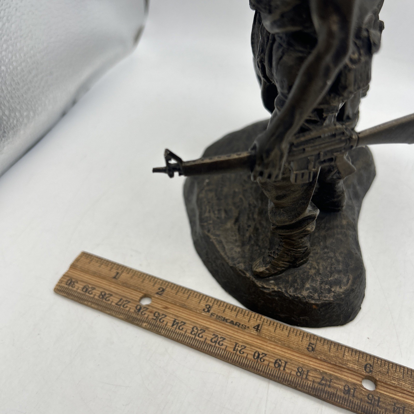 Franklin Mint Frederick Hart 3 Soldiers Vietnam Memorial Sculpture 8.5” Tall