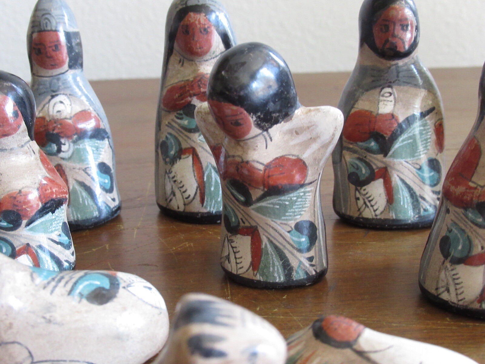 Nativity Scene Pottery Set 12 Pieces