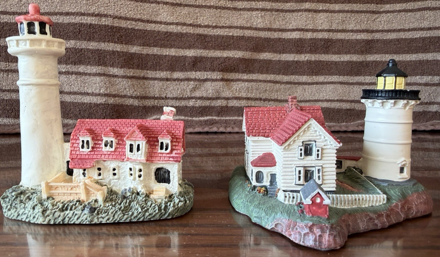 2 Lighthouses Spoontiques Cape Neddick ME Nubble Limited Edition & Unknown MINT!