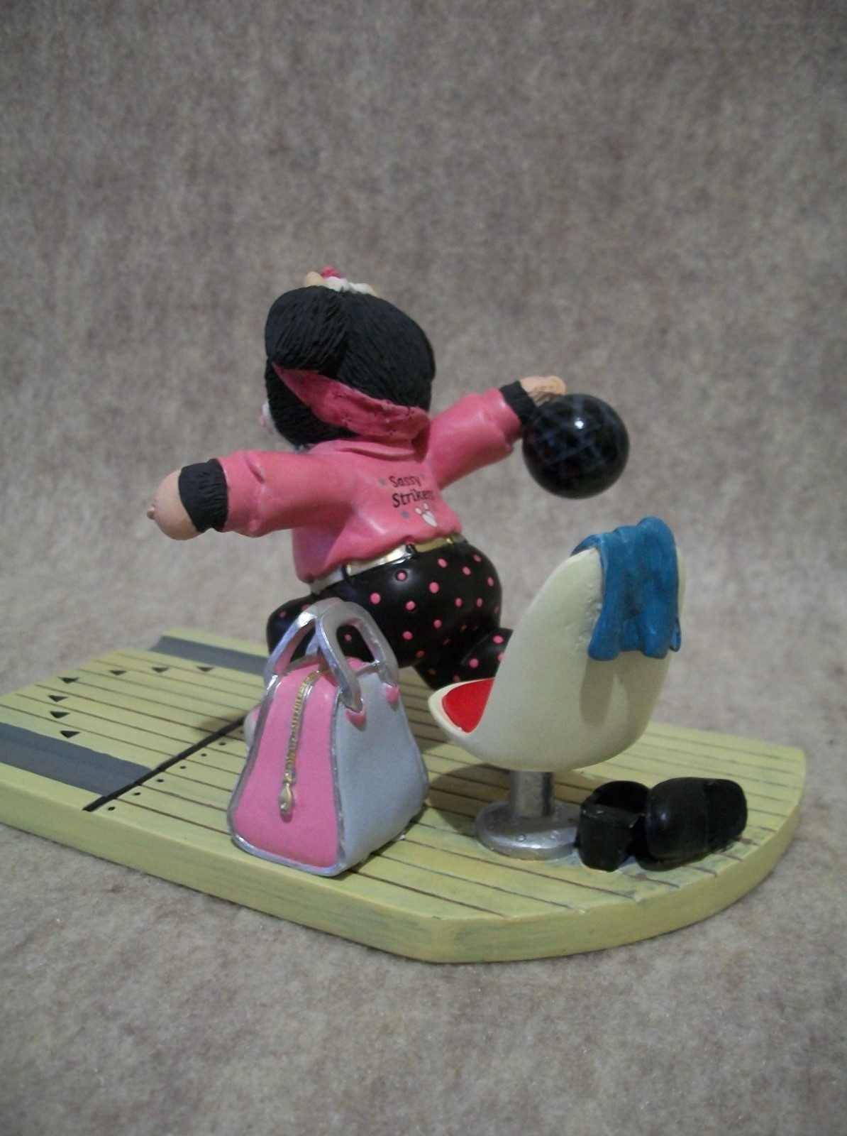Give Me a Strike! – Bowling – Mary Moo Moo Cow Figurine