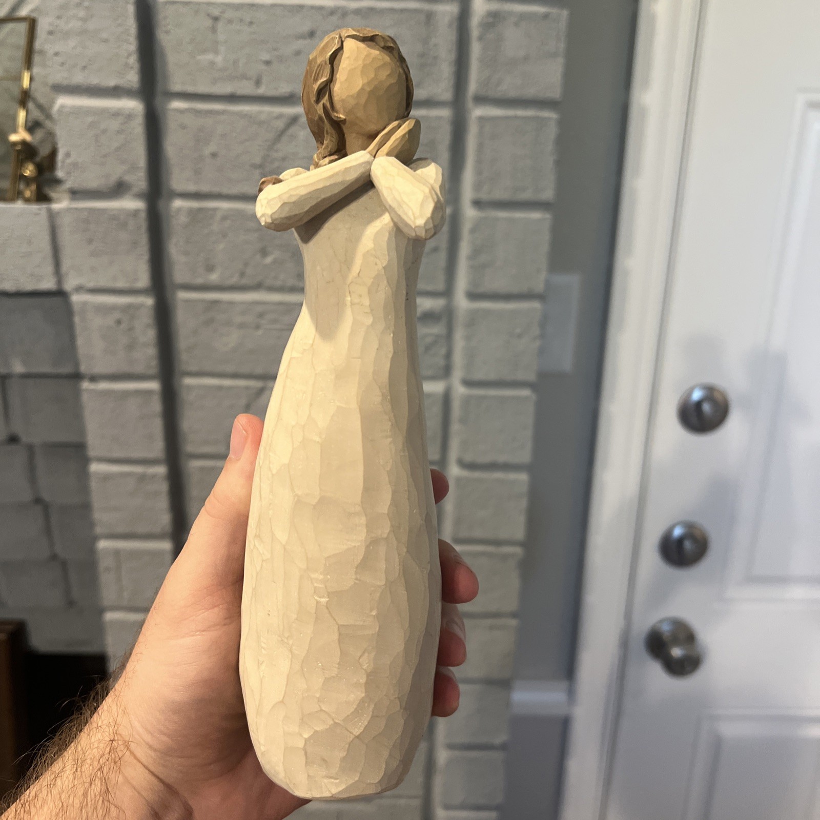 2003 Willow Tree Figurine “Joy” Woman Standing Braided Hair Susan Lordi 9 Inch