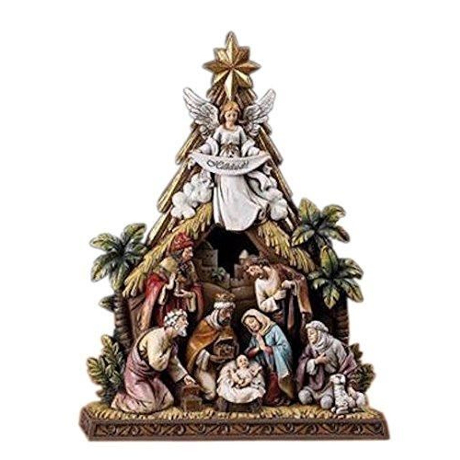 Hallelujah Angel Nativity Scene by Napco