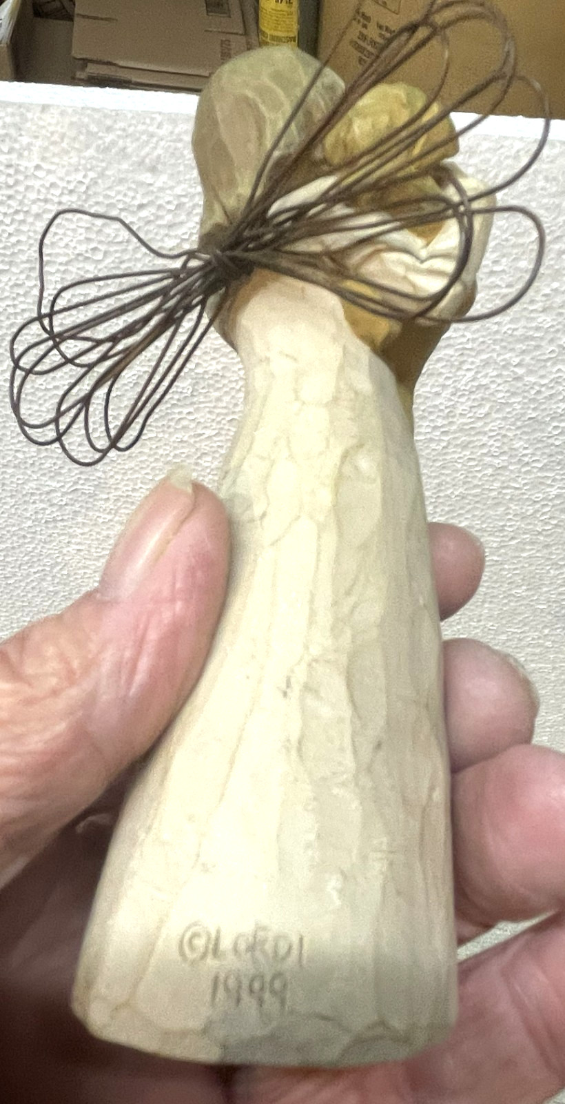 Willow Tree Angel of Friendship with Puppy Dog 5.5”