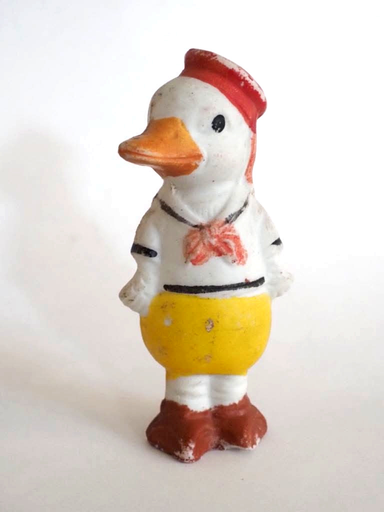 Vintage 1920’s Porcelain Donald Duck Figurine – Made in Japan