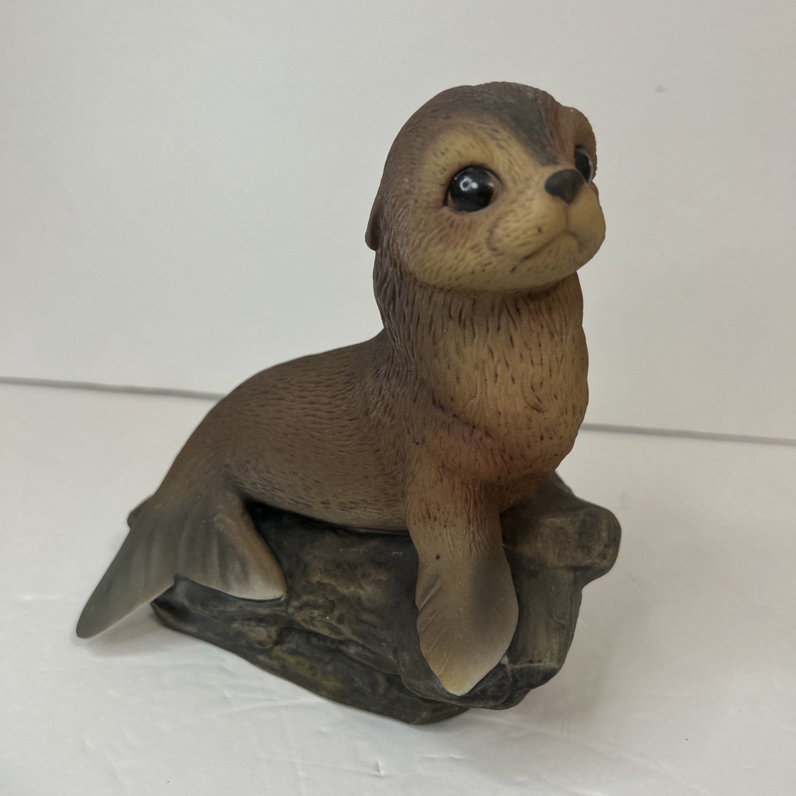 Baby Seal Figurine Homco Masterpiece 6×6 Inches