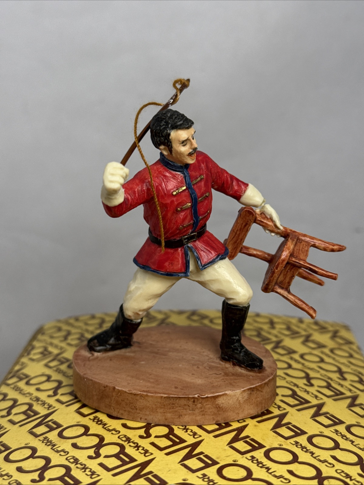 Enesco Le Grande Cirque Lion Tamer Whip Chair Figurine Circus Figure Vintage