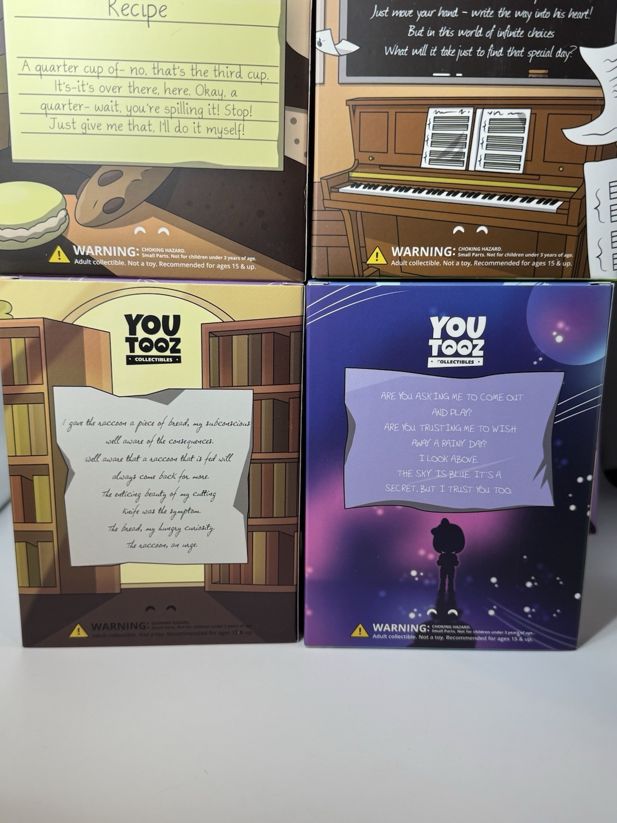 Youtooz Doki Doki Literature Club Lot 4 Monika Sayori Yuri Natsuki – Box Wear