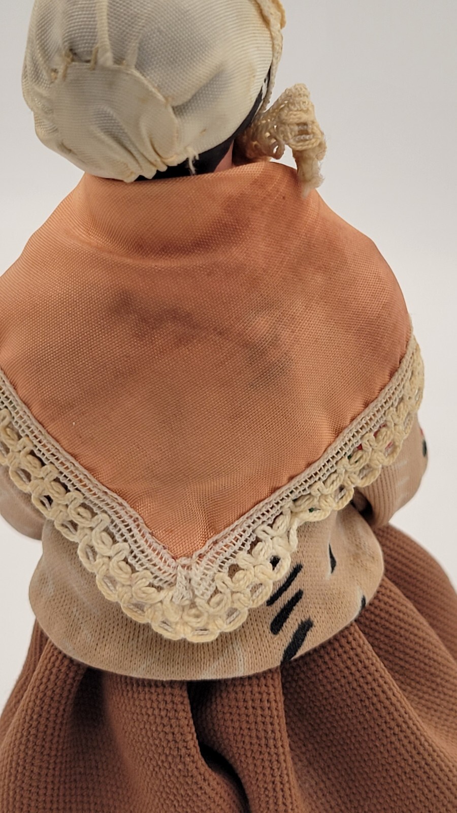 French Santon De Provence Figurine Folk Art Woman 9″ FREE SHIP