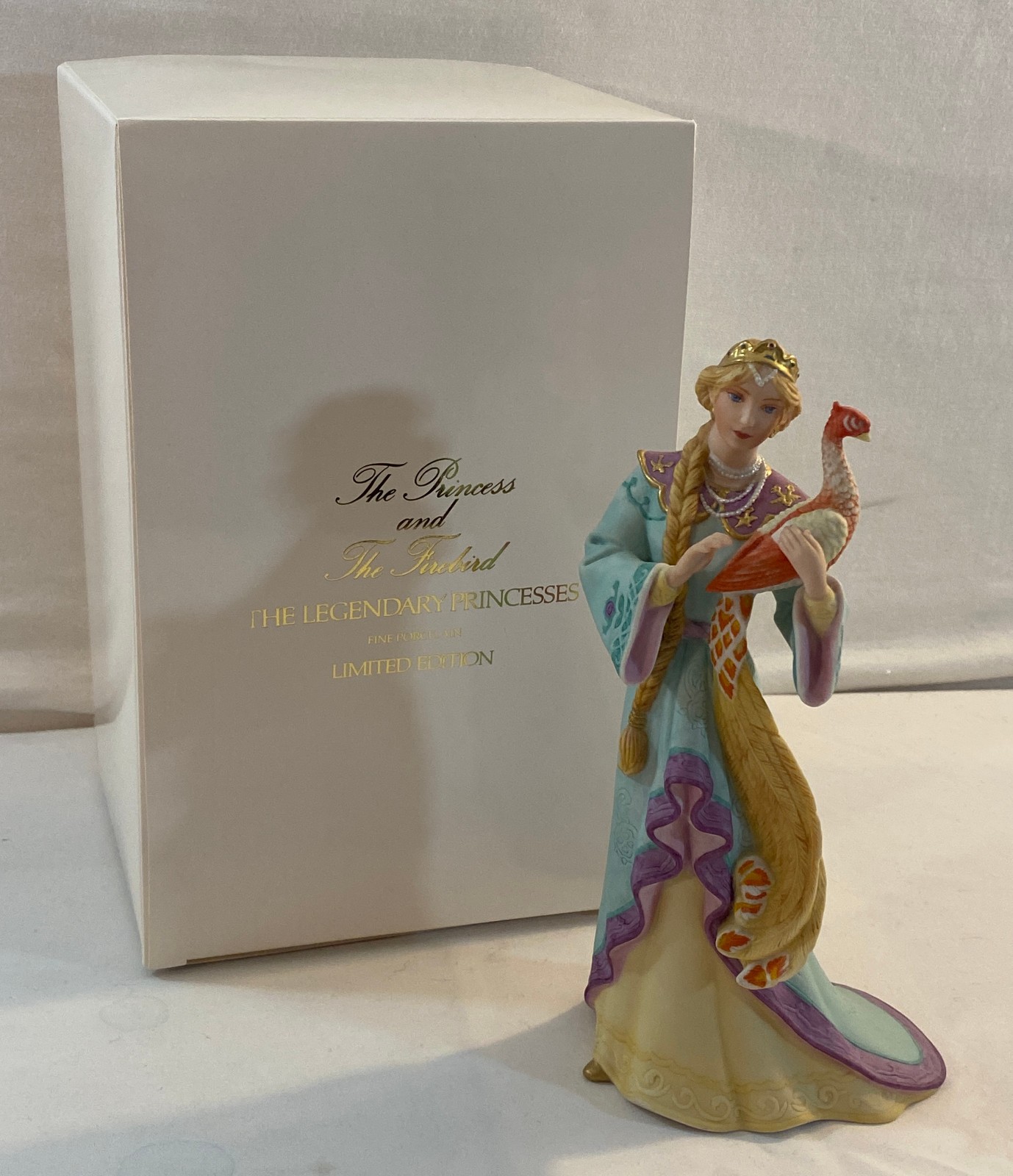 1992 LENOX LEGENDARY PRINCESSES THE PRINCESS AND THE FIREBIRD + ORIGINAL BOX