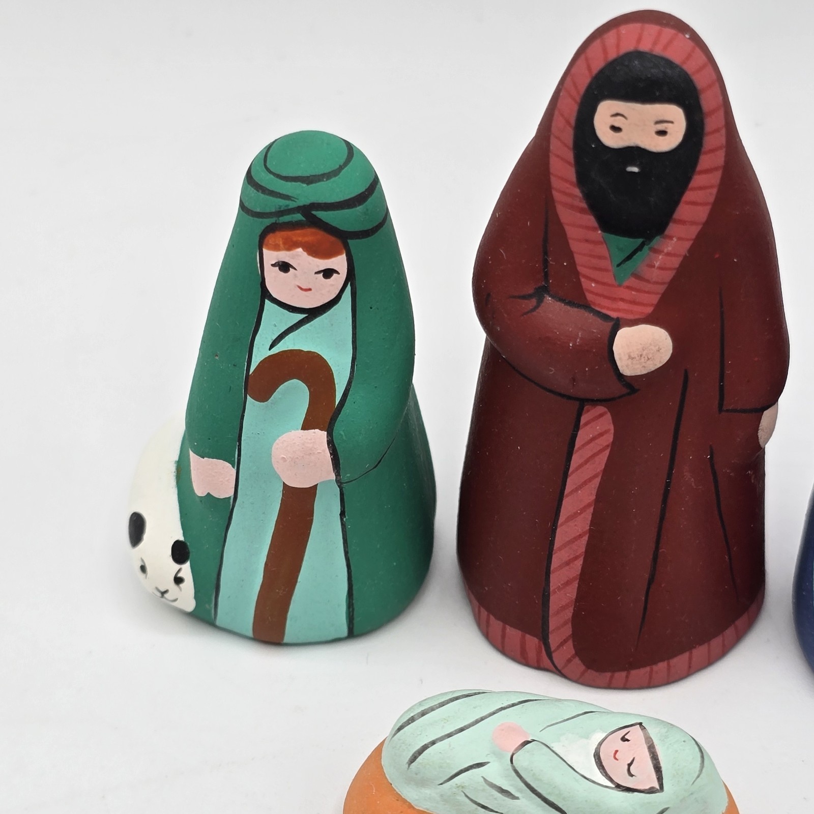 Arnautoff & Jones Perkins & Morley Vintage Mini Nativity Set 5 Pieces