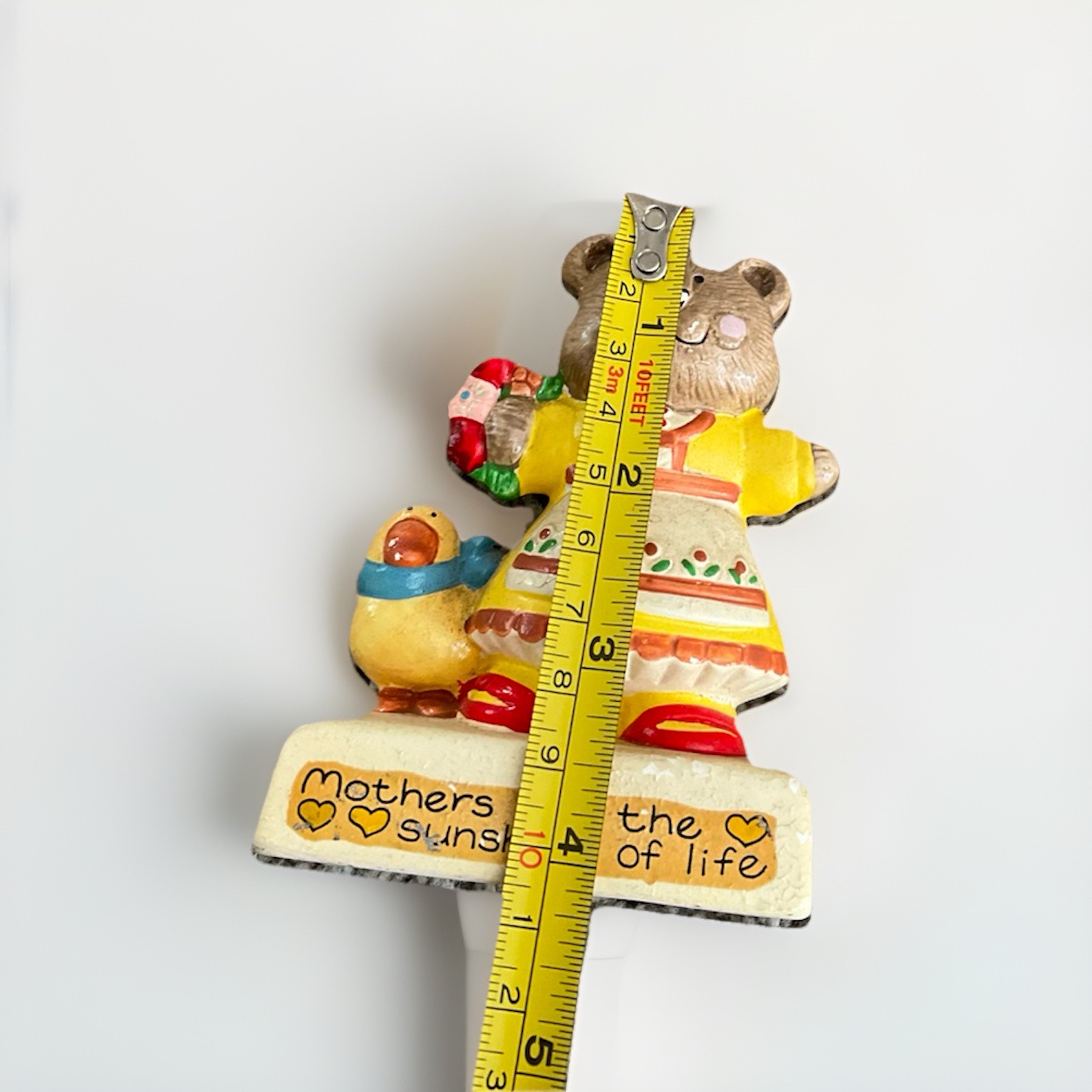 Vintage Enesco Susan Marie McChesney Mother Bear Figurine Mothers Are Sunshine