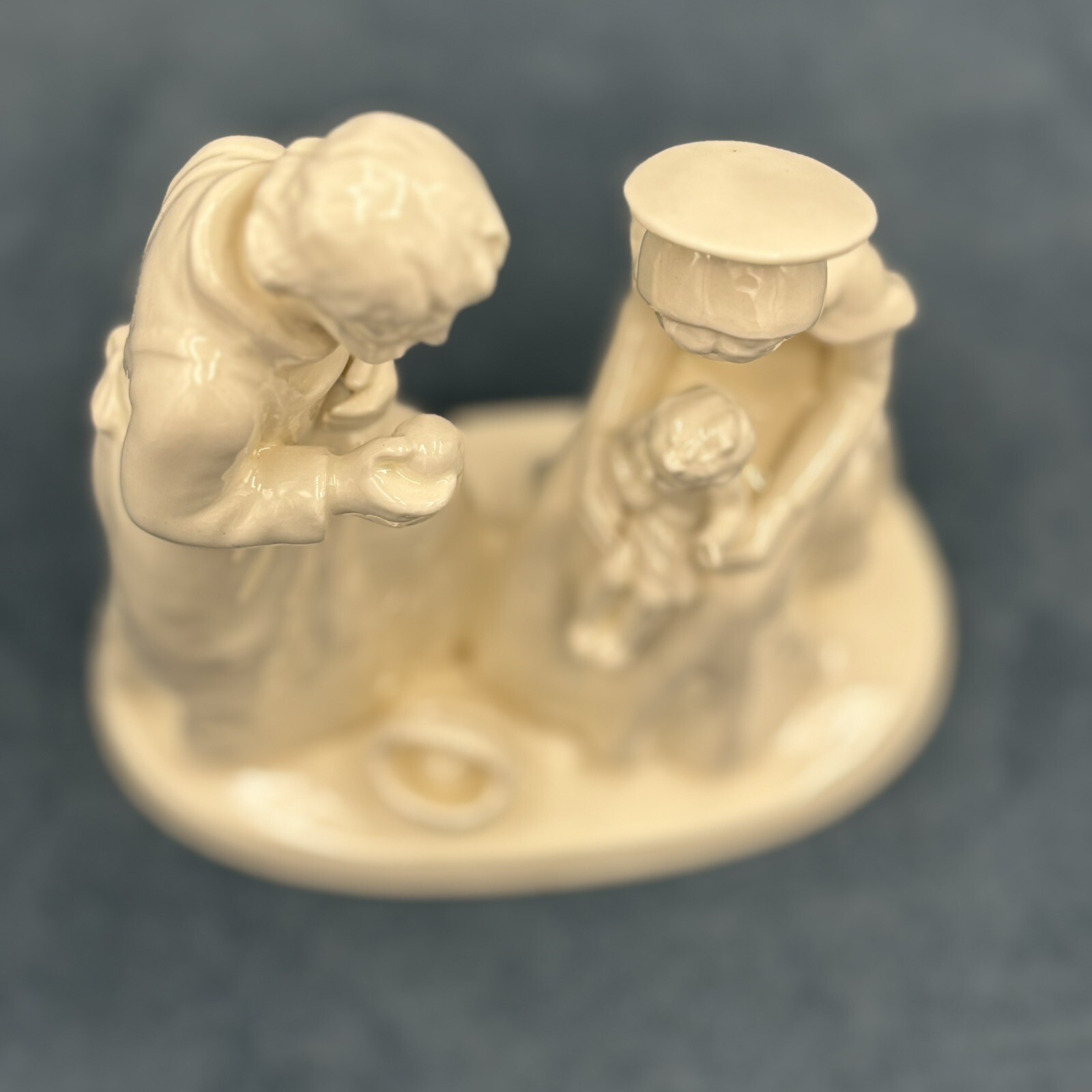 VTG Goebel figurine Holy Family HX240 White Porcelain W Germany Scarart 1968