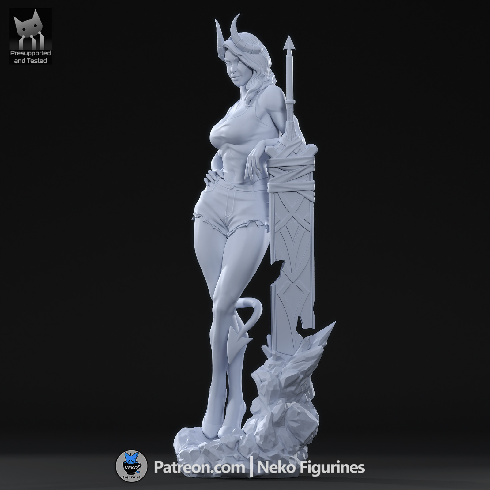 Malevola Figurine Dispatch Hand Painted Model / DIY Kit 15 pcs