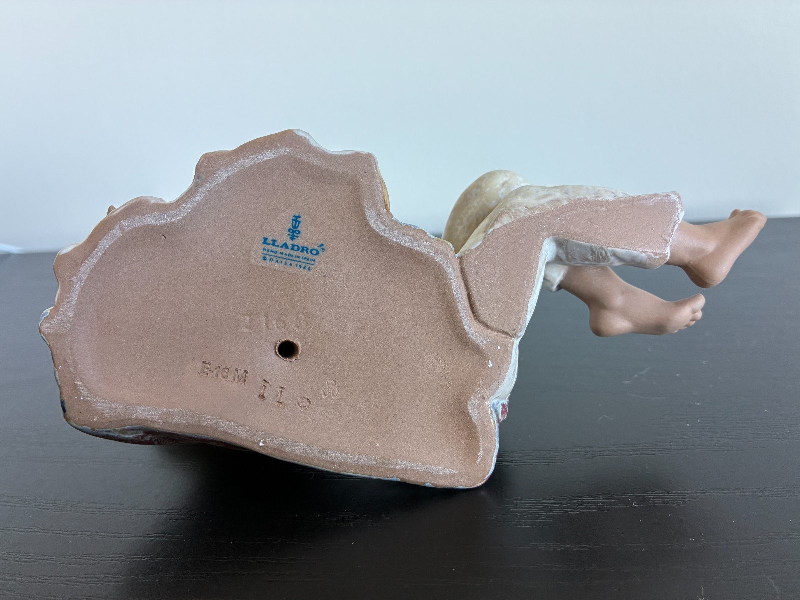 Lladro Julio Boy With Dog Gres Figurine Retired 1993 Spain 6.5″
