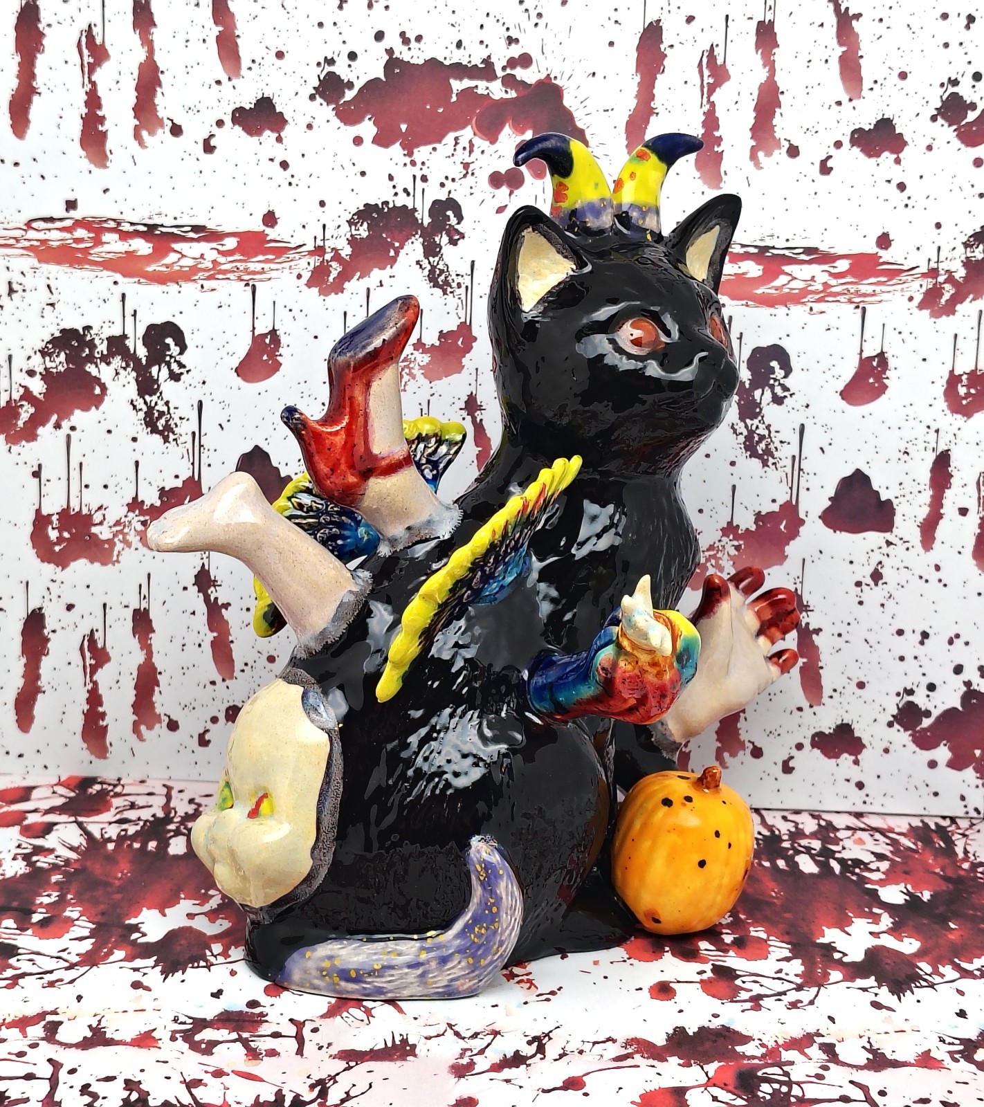 Assembly Line No. 13 – Original Handmade Ceramic Figurine Gothic Horror