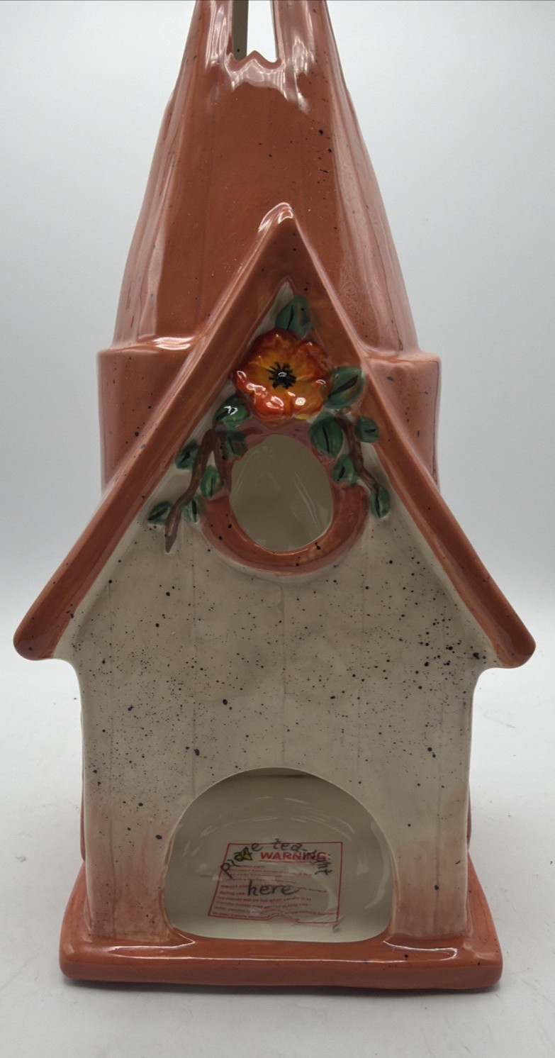 BLUE SKY CLAYWORKS EASTER Church Faith Virtue Church Candle House New 12 1/4” H