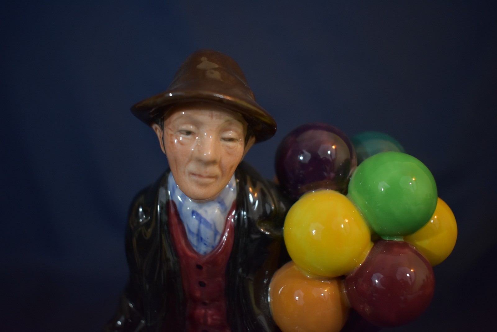 Royal Doulton The Old Balloon Seller & Balloon Man Pair HN1315 HN1954 Figurines