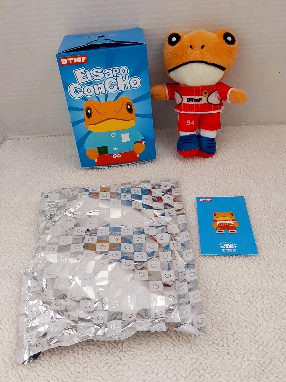 El Sapo Concho Keychain Plush Isleño Bad Bunny DTMF Collectibles Puerto Rico