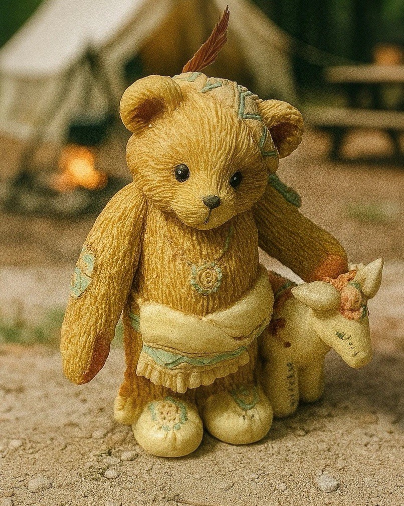Cherished Teddies Wylie I’m Called Little Running Bear Figurine NIB
