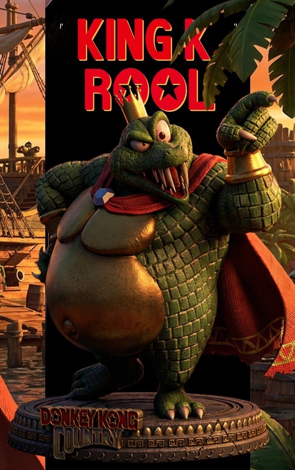 King K. Rool – DK Country – 1/6 Scale Statue 3D Print Model Kit Unpainted