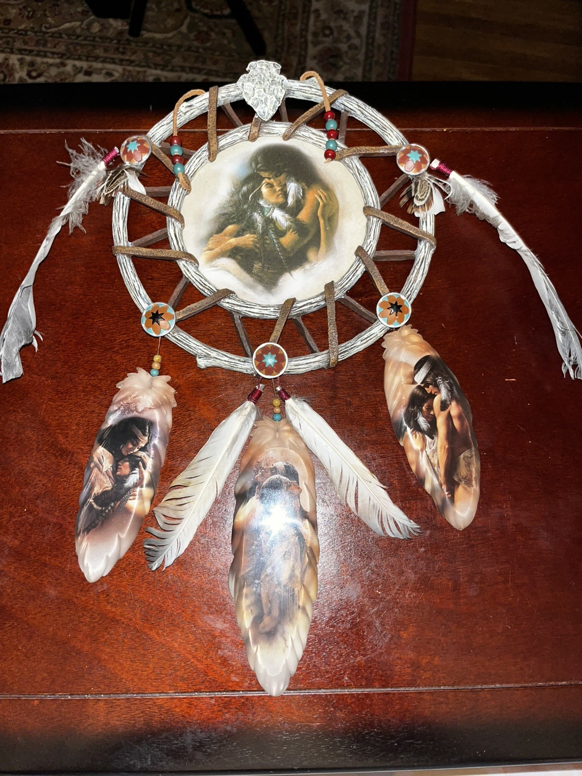 Bradford Exchange Passionate Visions-Embracing the Dream. Dream Catcher Numbered