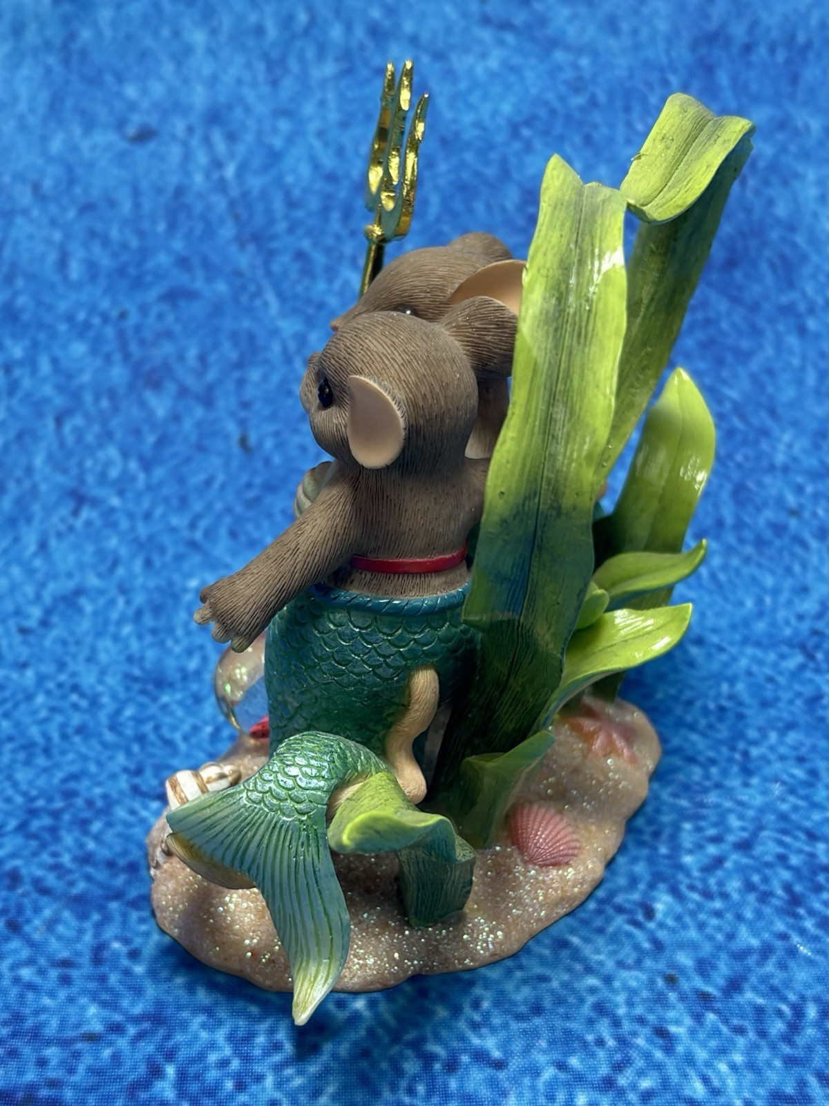 2005 FITZ & FLOYD Resin Mermaid Mice CHARMING TAILS “An Ocean Of Love” 89/265