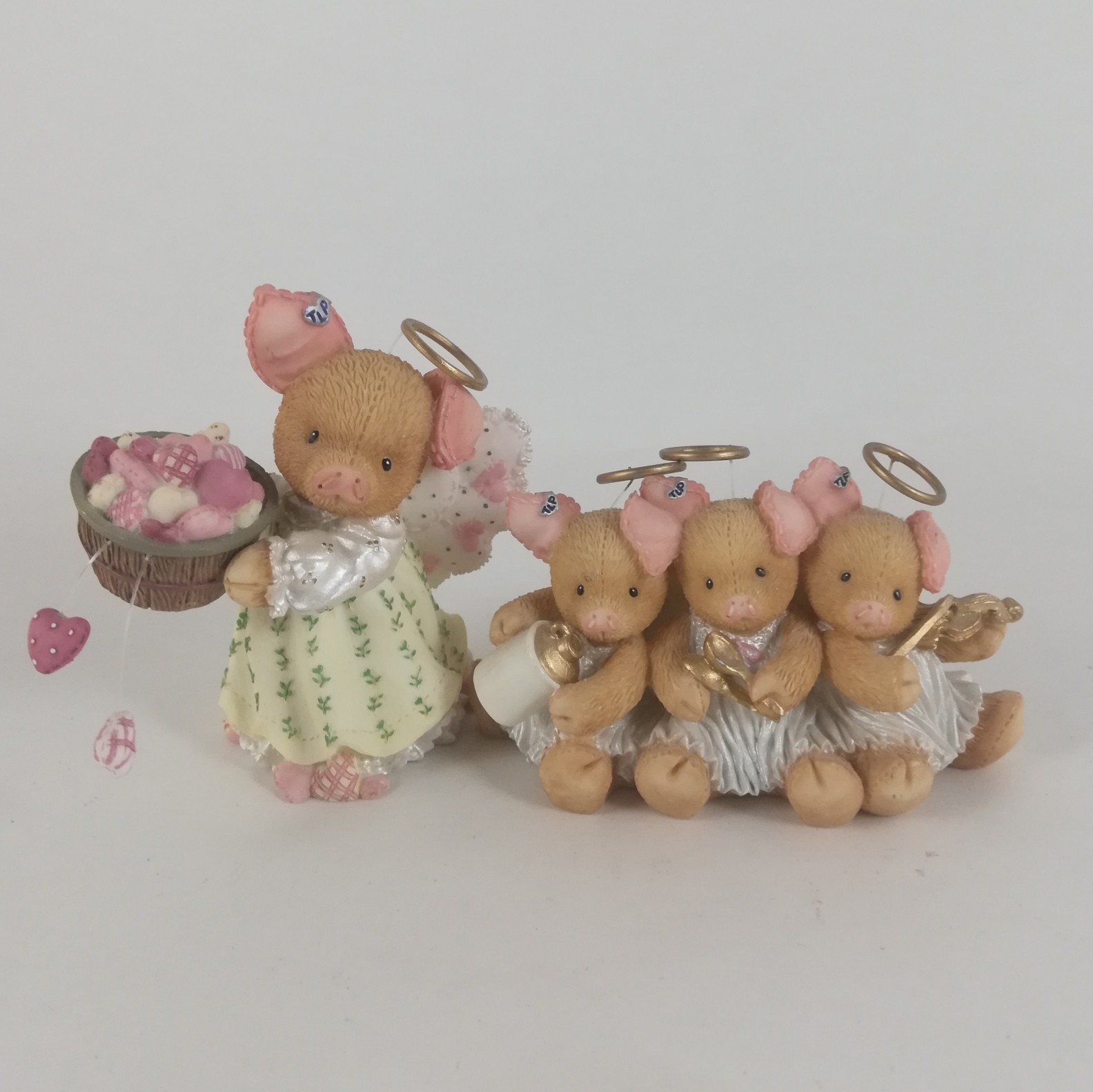 Enesco This Little Piggy Oh Love Be Swine & Wee Wee Wee Got Rhythm Figurines