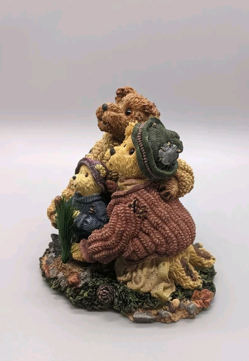 Boyds Bears “Stephanie John George The Family Tree” #228348 Fall Autumn Mom Dad
